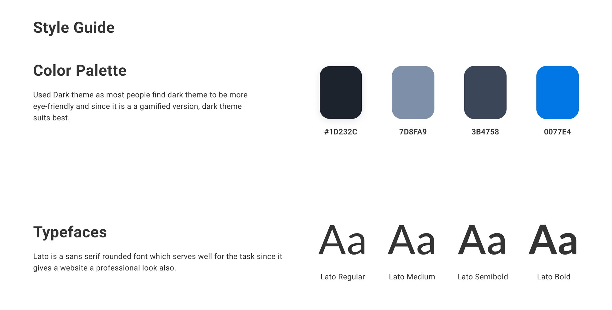 Style Guide - Color